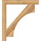 Ekena Millwork Westlake Block Rough Sawn Bracket, Western Red Cedar, 4"W x 36"D x 40"H BKT04X36X40WTL05RWR - alternate 2